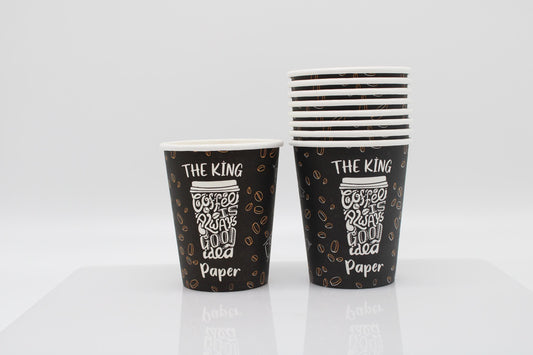 Einweg Kaffeebecher to Go (  The King Paper 2) - 200ml / 8oz